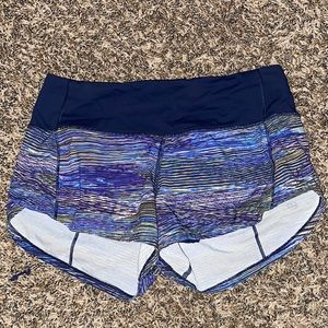 SIZE 0 LULULEMON SPEED-UP SHORTS